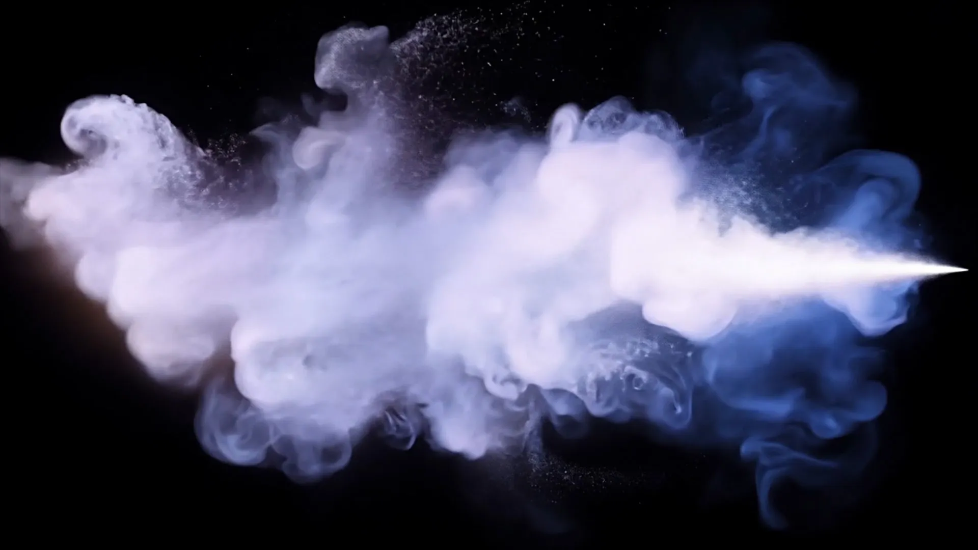 Voluminous Smoke Plume Overlay for Cinematic Logo Animation